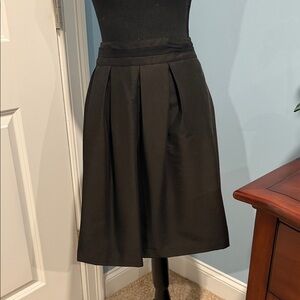 White House Black Market Classic Black A-Line Skirt